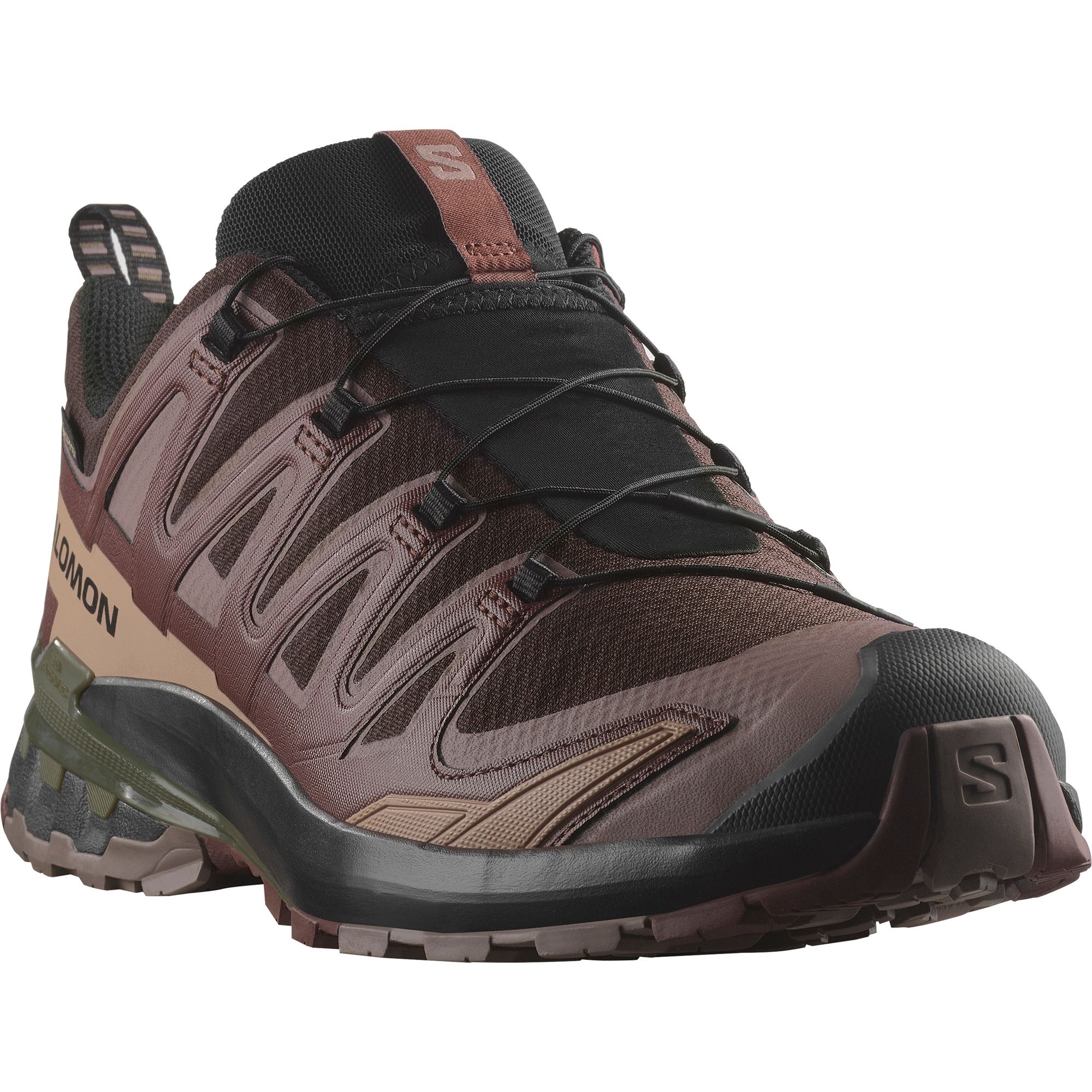 ◆Salomon◆ XA Pro 3D V9 Wide GTX Drive Hub Black Olive Nigh Salomon XA Pro 3D V9 GTX Wide Men's Outdoor Shoes - Black